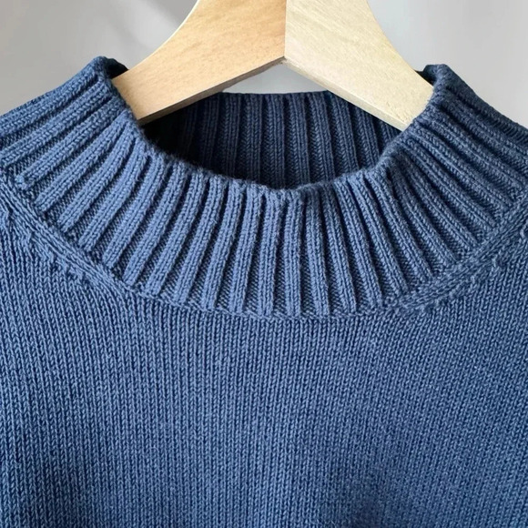 NEW WEEKEND MAX MARA Moresca Crewneck Sweater Navy White Striped Size S - Picture 10 of 16